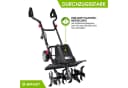 BRAST Elektro Motorhacke 1500W Gartenfräse mit 45cm Arbeitsbreite Bild 3