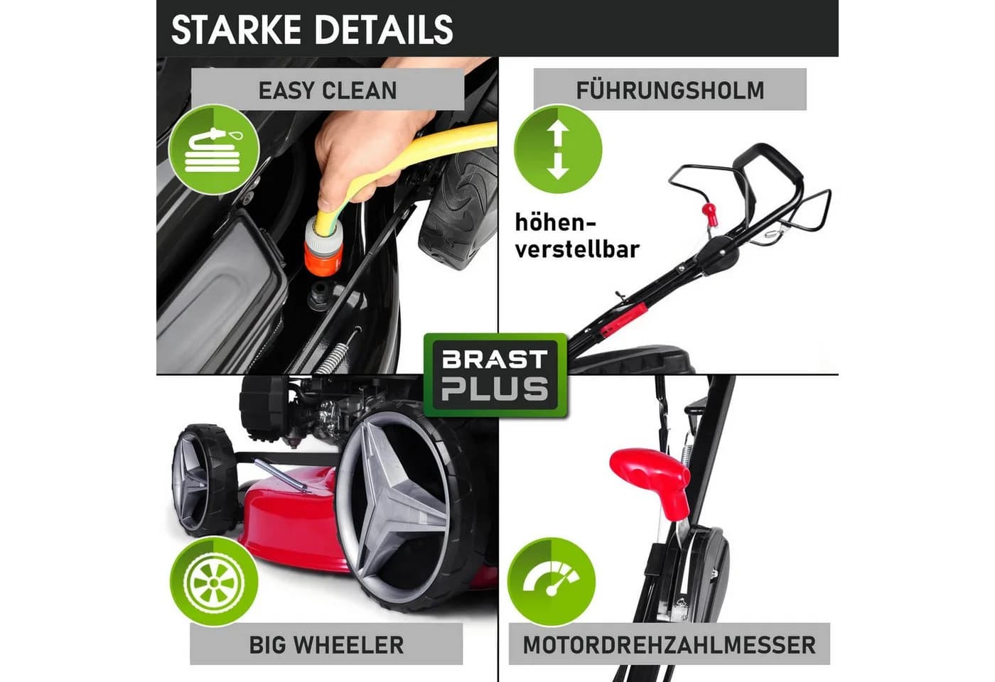 BRAST Benzinrasenmäher 51cm mit Antrieb 7PS - Bild 5