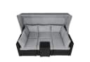 BRAST Sonneninsel Lounge Set 2-6 Personen mit LED-Dach Bild 2