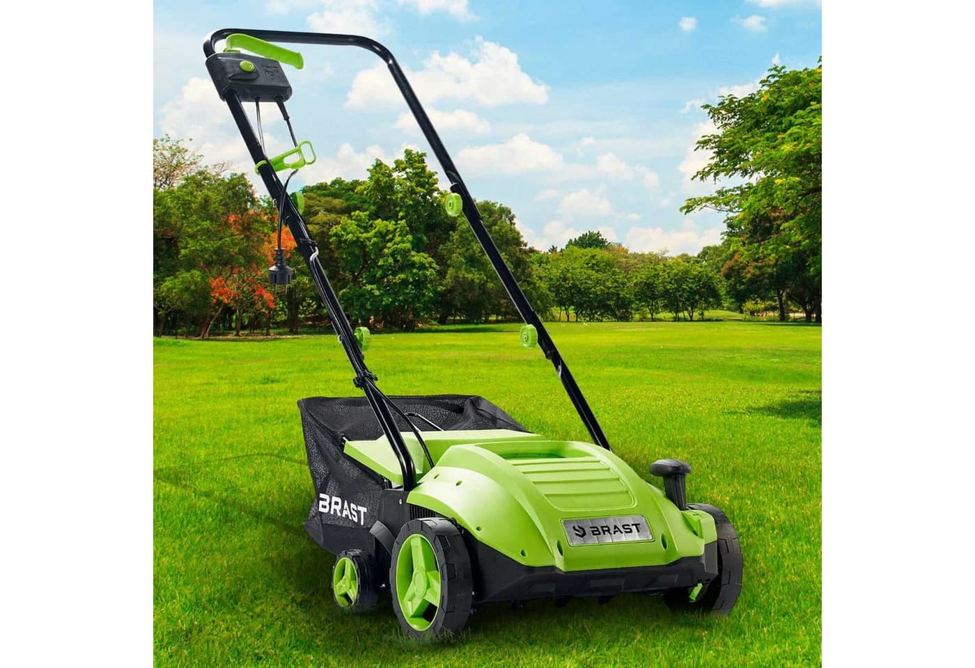 BRAST Elektro-Vertikutierer 1500 Watt 2in1 Vertikutierer und Rasenlüfter - Bild 2