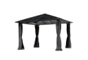 BRAST Pavillon Summerdream Aluminium 3x3m mit Moskitonetz und LED Bild 2