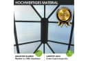 BRAST Pavillon Premium Aluminium Grau Anthrazit mit Moskitonetz Bild 5