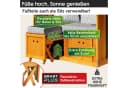 BRAST Strandkorb Rügen Deluxe Volllieger 2-Sitzer Grau Polyrattan Bild 3