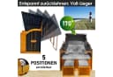 BRAST Strandkorb Rügen Deluxe Volllieger 2-Sitzer Grau Polyrattan Bild 4