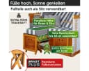 BRAST Strandkorb Norderney Deluxe Grau/Weiß mit verstellbarer Lehne Bild 3