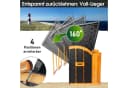 BRAST Strandkorb 3-Sitzer XL Blau/Weiß Polyrattan Bild 4