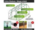 BRAST Foliengewächshaus 2x3m UV-stabilisierte Gitterschutzfolie Bild 4