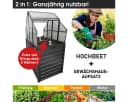 BRAST Hochbeet 2in1 mit Alu-Gewächshaus-Aufsatz Bild 1