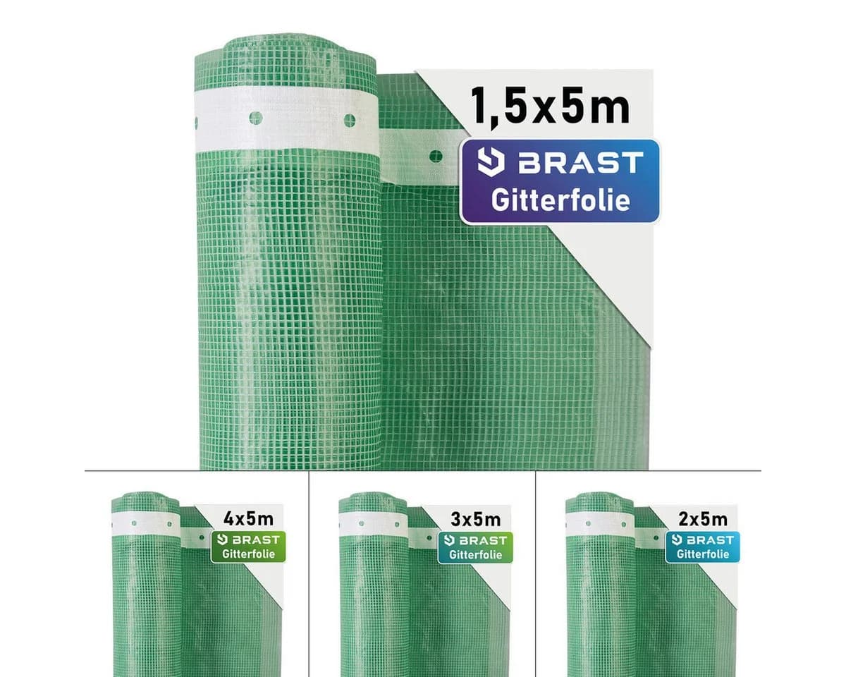 BRAST Gitterfolie Gewächshausfolie Grün 250 g/m² witterungsbeständig - Bild 2