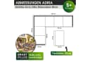 BRAST Gartenlounge-Set Adria Aluminium Grau 5-Sitzer Bild 3