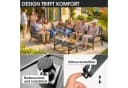 BRAST Gartenlounge-Set Adria Aluminium Grau 5-Sitzer Bild 5