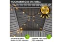 BRAST Pavillon Aluminium Miami Anthrazit mit Hardtop & LED Bild 5