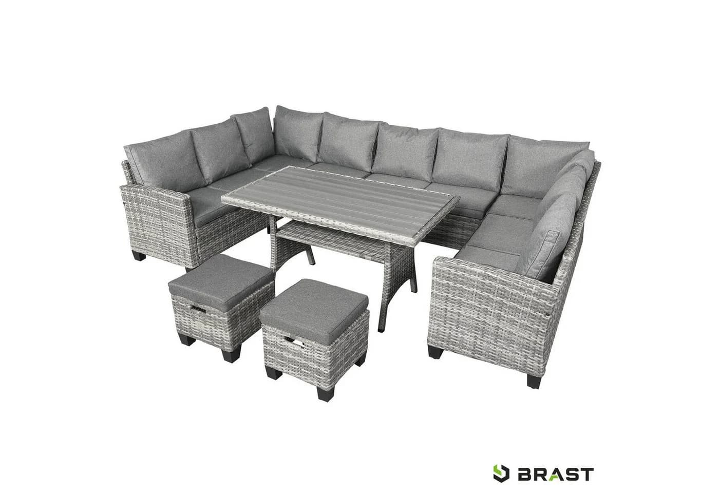 BRAST Gartenlounge-Set Family bis zu 11 Personen TÜV-geprüft Outdoor Loungemöbel - Bild 2