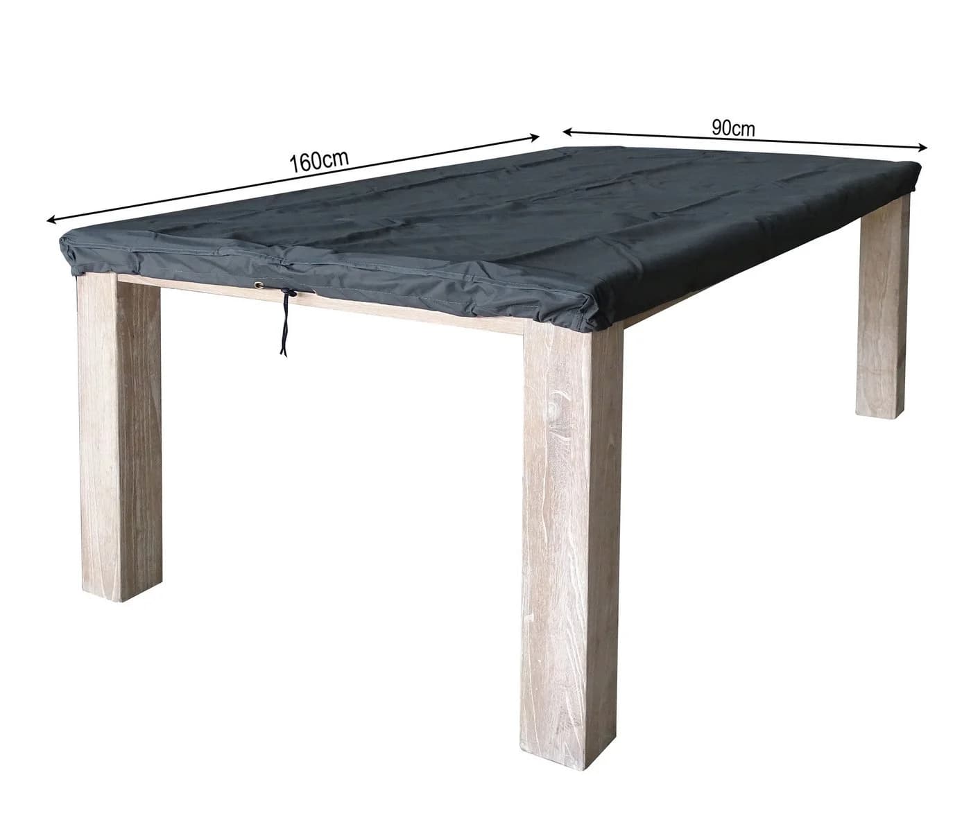 Quick Star Schutzhülle für Gartentisch 160x90cm Grau Wetterfest
