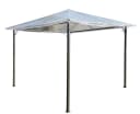 Quick Star Pavillon-Schutzhülle 3x3m Transparent PVC Bild 2
