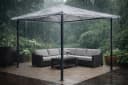 Quick Star Pavillon-Schutzhülle 3x3m Transparent PVC Bild 3