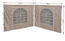 Quick Star Pavillonseitenteil 2x 300x193cm mit PVC Fenster Beige Bild 2
