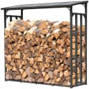 Kaminholzregal QUICK STAR Anthrazit Aluminium Stahl Bild 2