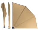 Quick Star Sichtschutzfächer 2er Set Beige Anthrazit Klappbar Bild 3