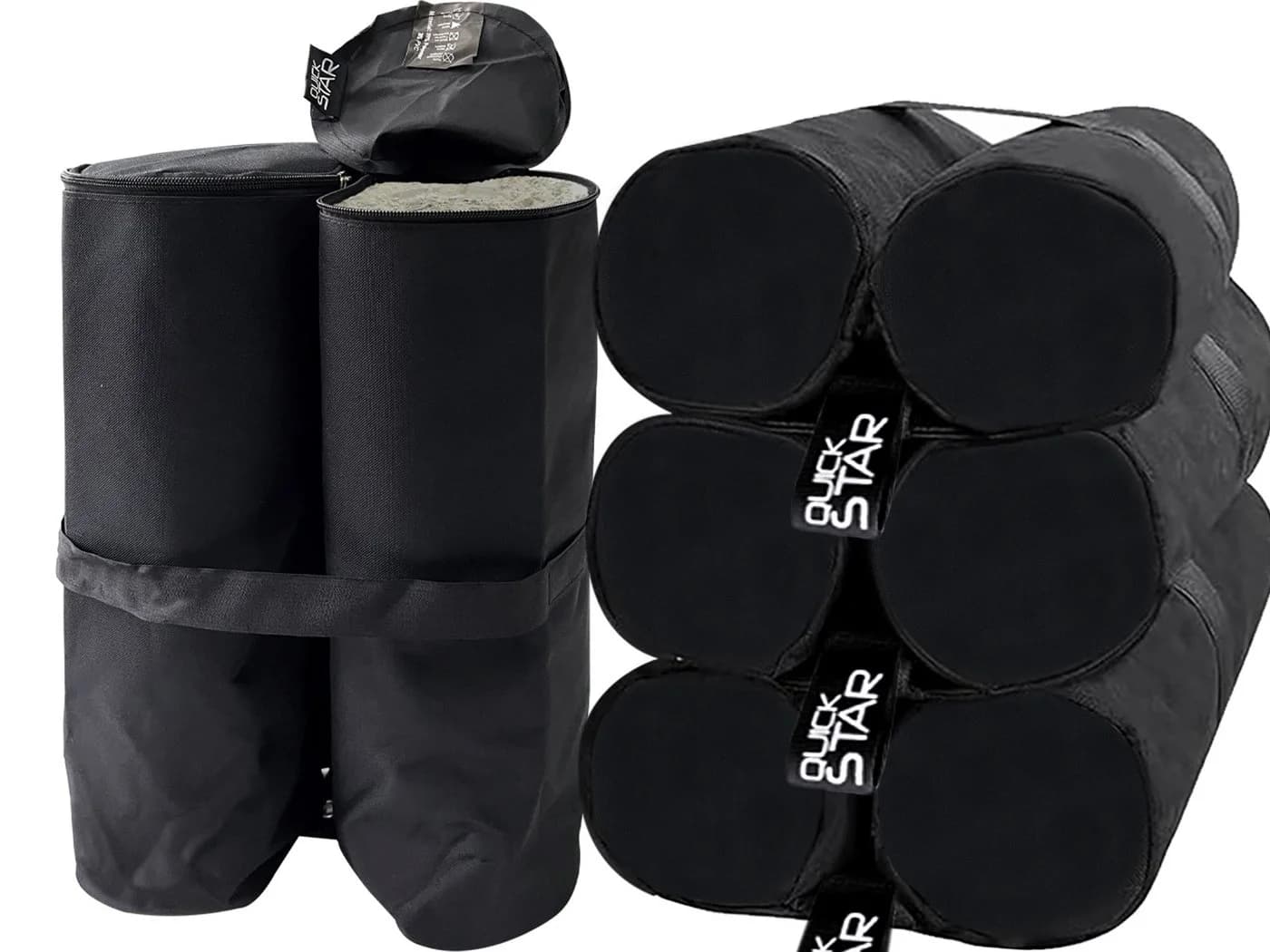 Quick Star Pavillon Fuss Gewichte 4er Set Schwarz - Bild 2
