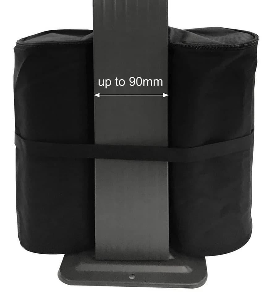 Quick Star Pavillon Fuss Gewichte 4er Set Schwarz - Bild 4