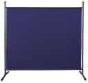 Quick Star Paravent Stellwand Blau Wetterfest Bild 2