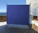 Quick Star Paravent Stellwand Blau Wetterfest Bild 5