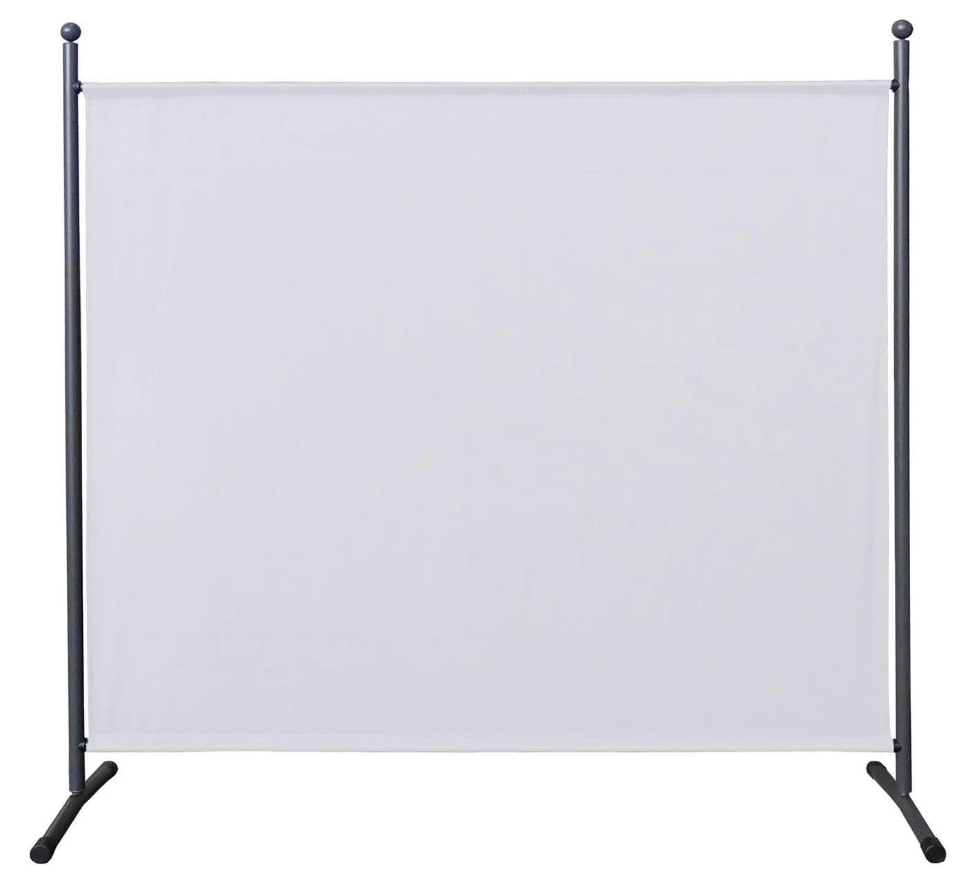 Quick Star Paravent Stellwand Sichtschutz Weiß Grau - Bild 2