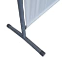 Quick Star Paravent Stellwand Sichtschutz Weiß Grau Bild 4
