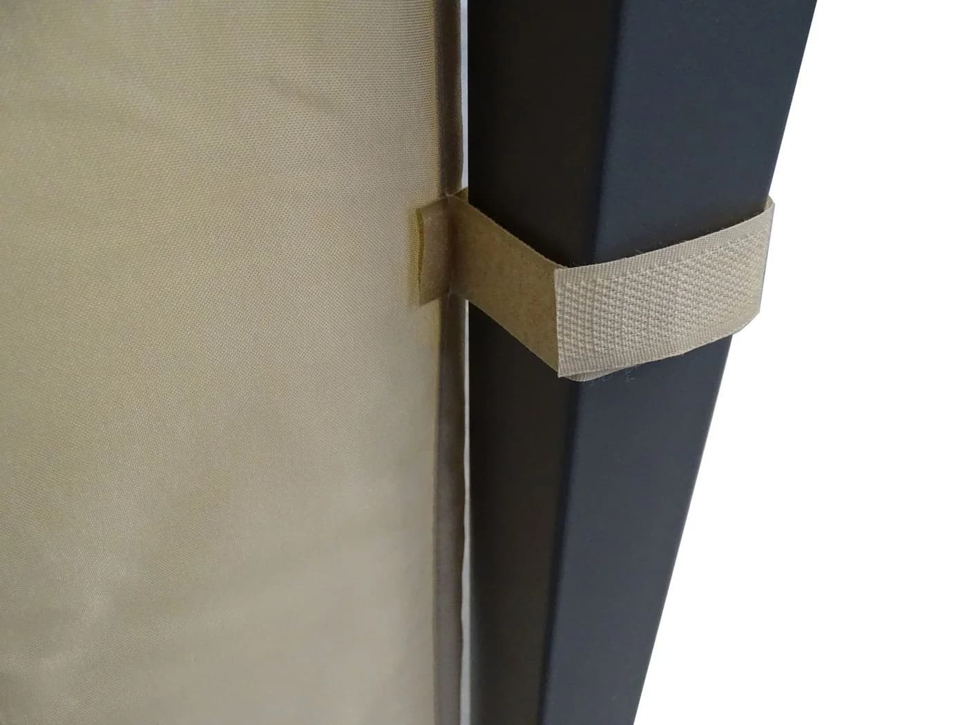 Quick Star Pavillon-Seitenteil 2-tlg. Beige mit PE-Fenster