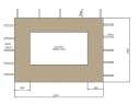 Quick Star Pavillon-Seitenteil 2-tlg. Beige mit PE-Fenster Bild 3