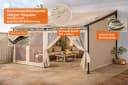Quick Star Ersatzdach Rollpavillon 3x4m Beige Bild 1