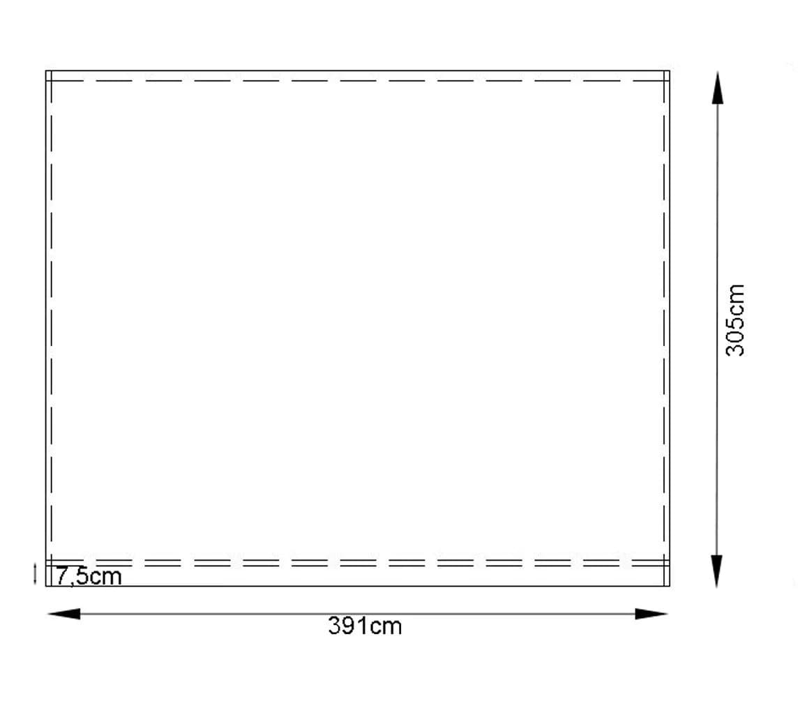 Quick Star Ersatzdach Rollpavillon 3x4m Beige - Bild 3