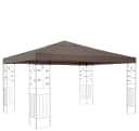 Quick Star Ersatzdach 3x3m Beigegrau Polyester PVC Bild 2