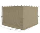 Quick Star Pavillonseitenteil 4-teilig Sand Polyester Bild 2