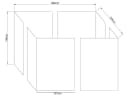 Quick Star Pavillonseitenteil 4-teilig Sand Polyester Bild 4