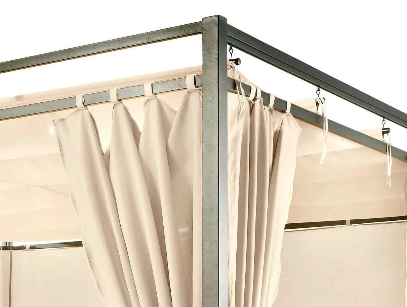 Quick Star Pavillonseitenteil 4-teilig Sand Polyester - Bild 5