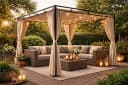 Quick Star Ersatzdach Flachdachpergola Firenze Beige UV-beständig Bild 3