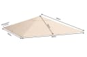 Quick Star Pavillon-Ersatzdach 3x3m Sand Bild 1