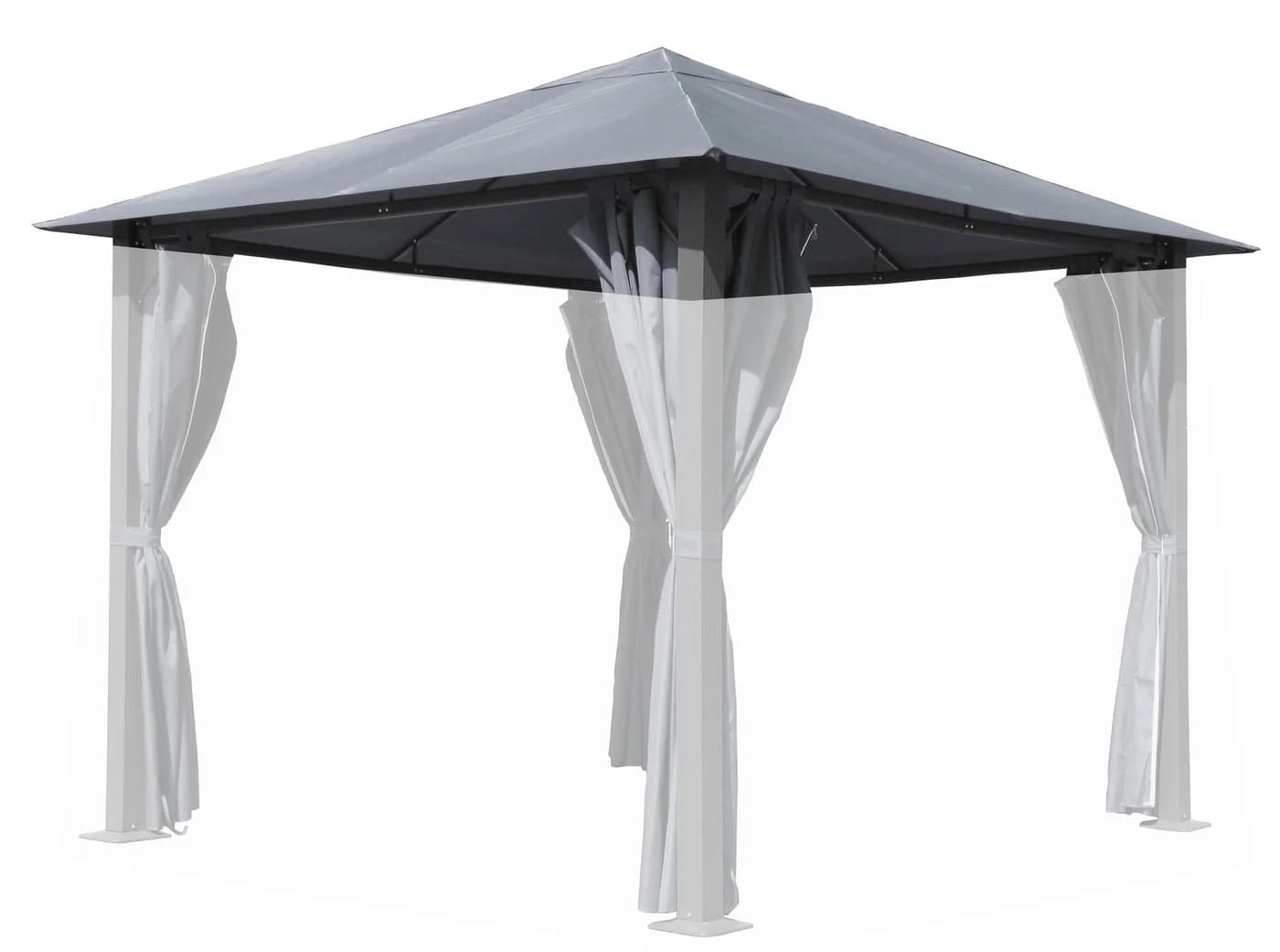 Quick Star Ersatzdach Pavillon Paris Grau 3x3m - Bild 2