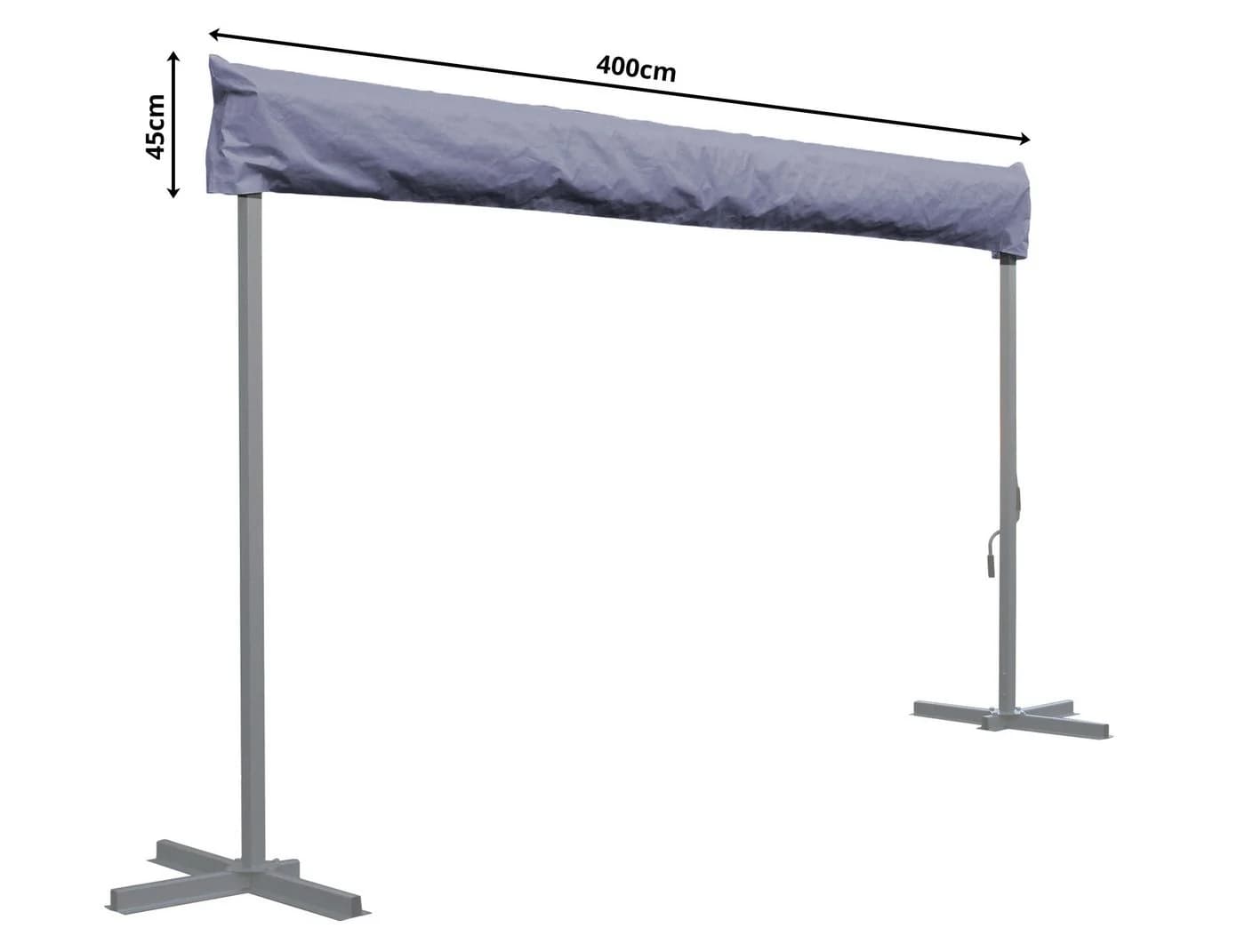 Quick Star Schutzhülle Standmarkise London Grau 3x4m und 4x4m - Bild 2