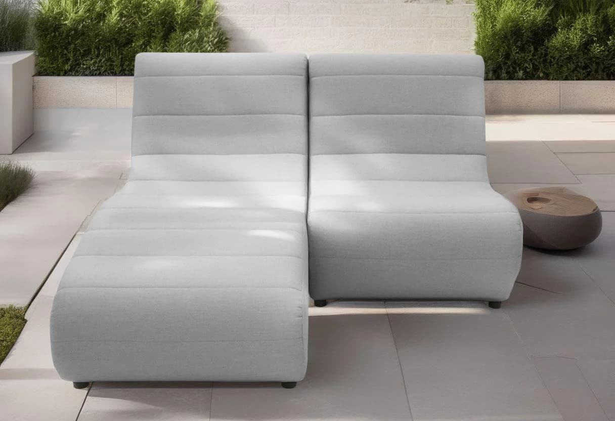 DOMO COLLECTION Ecksofa Soleil Taupe Outdoor