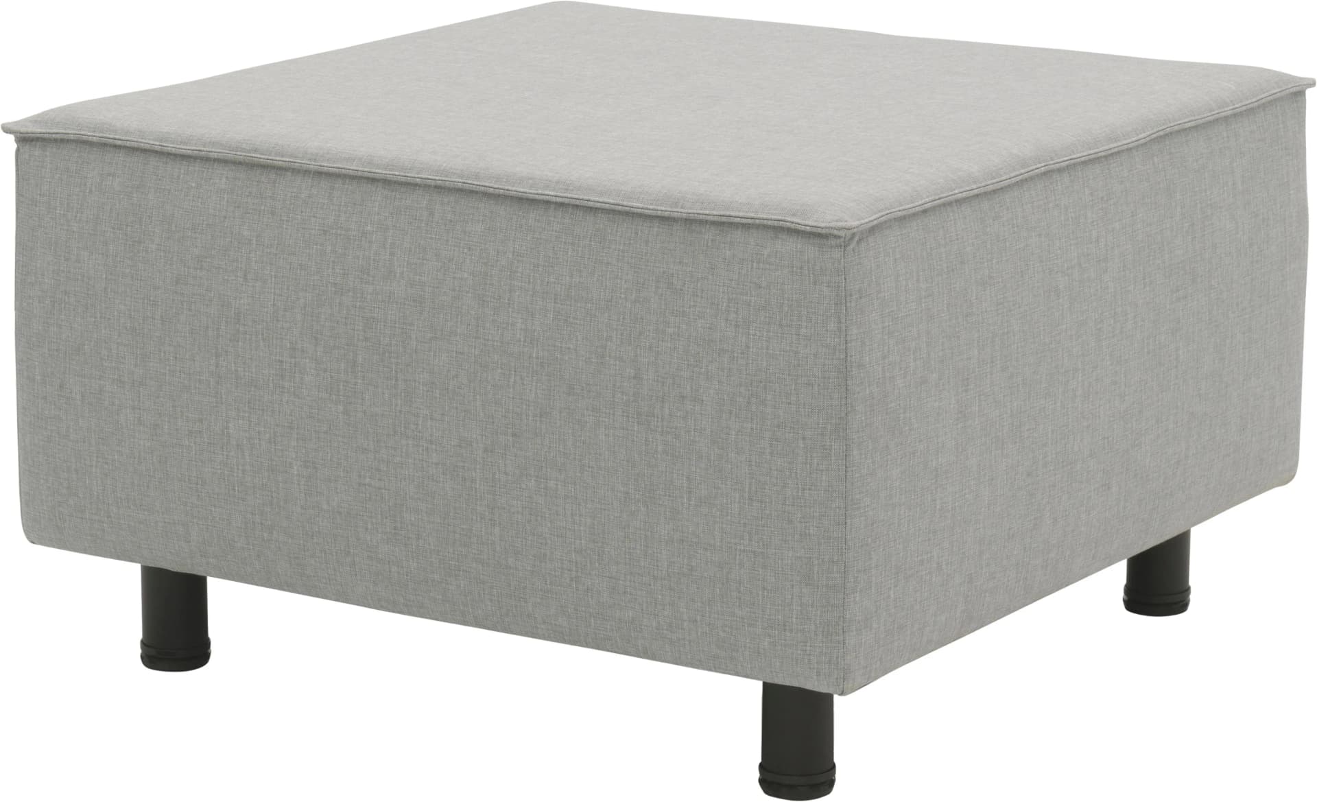 DOMO COLLECTION Polsterhocker Sonna Silber Outdoor
