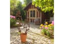 Macosa Home Gartenstecker Vogel 2er Set Rost 45 cm Bild 1