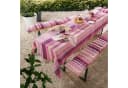 REDBEST Bierbank-Auflage 2er-Pack Rosa Streifen Bild 1