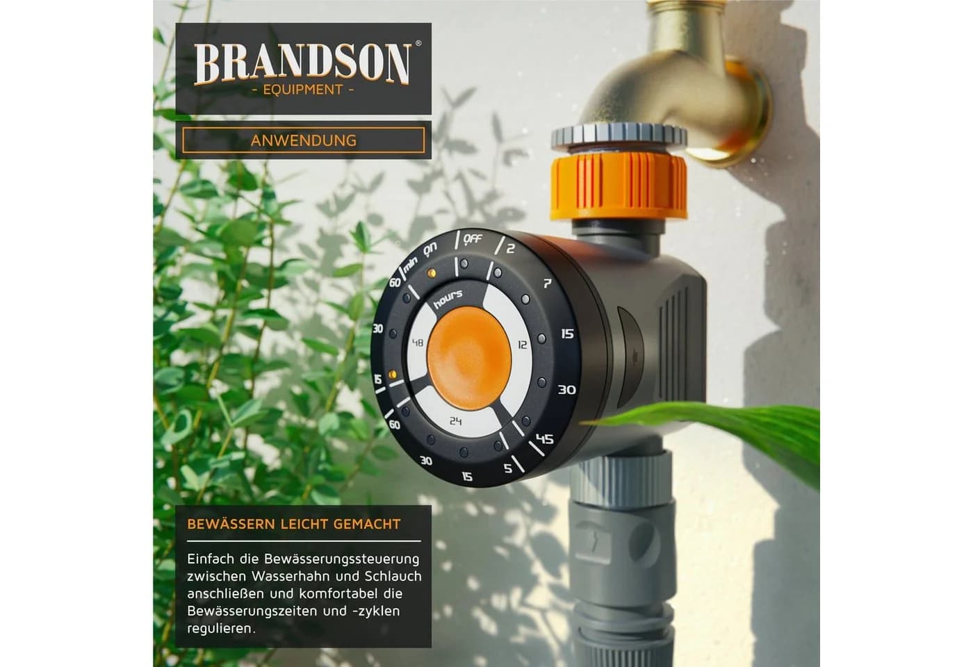 Brandson Bewässerungscomputer Elektrisch mit Timer & Delay-Funktion - Bild 5