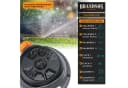 Brandson Vielflächenregner Garten Sprinkler 8 Sprühmodi 110m² Bild 3