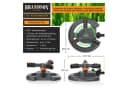 Brandson 2x Kreisregner Garten Sprinkler 360° Rasensprenger Bild 1