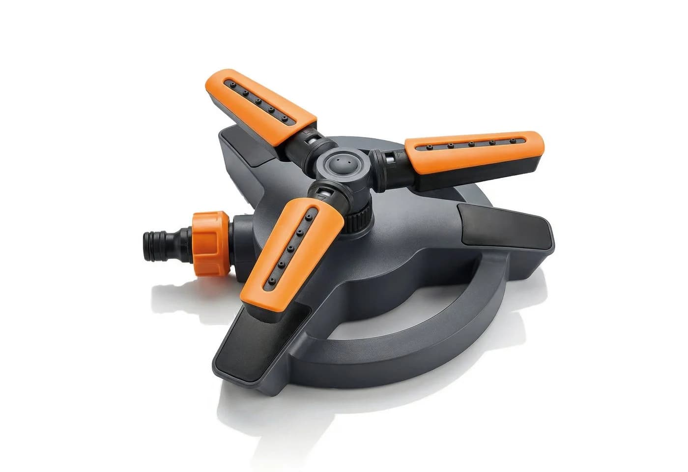 Brandson Kreisregner Garten Sprinkler 360° Rasensprenger rotierend rot - Bild 2