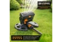 Brandson Viereckregner Garten Sprinkler Rot 16 Düsen Oszillationsregner Bild 5